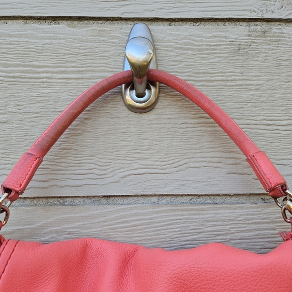 kate spade coral pink Cobble Hill Little Minka crossbody bag with top handle - Picture 10 of 15